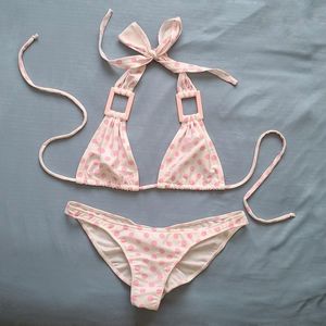 Polka Dot Sexy Scrunch Butt Bikini